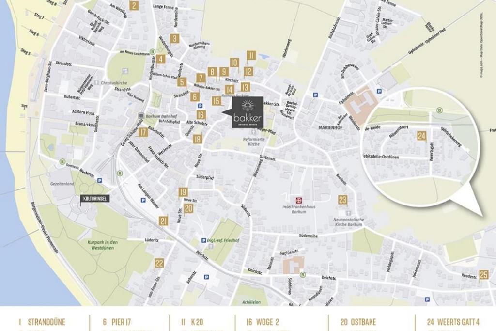 Inselloft Wohnung 5 Borkum Kültér fotó